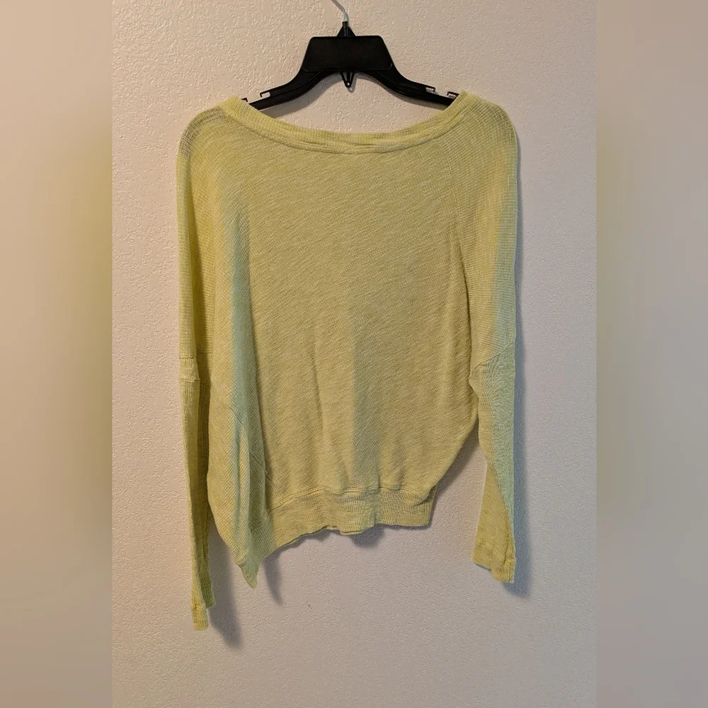 Anthropologie Damiana Light Yellow Knit Sweater - Picture 8 of 9